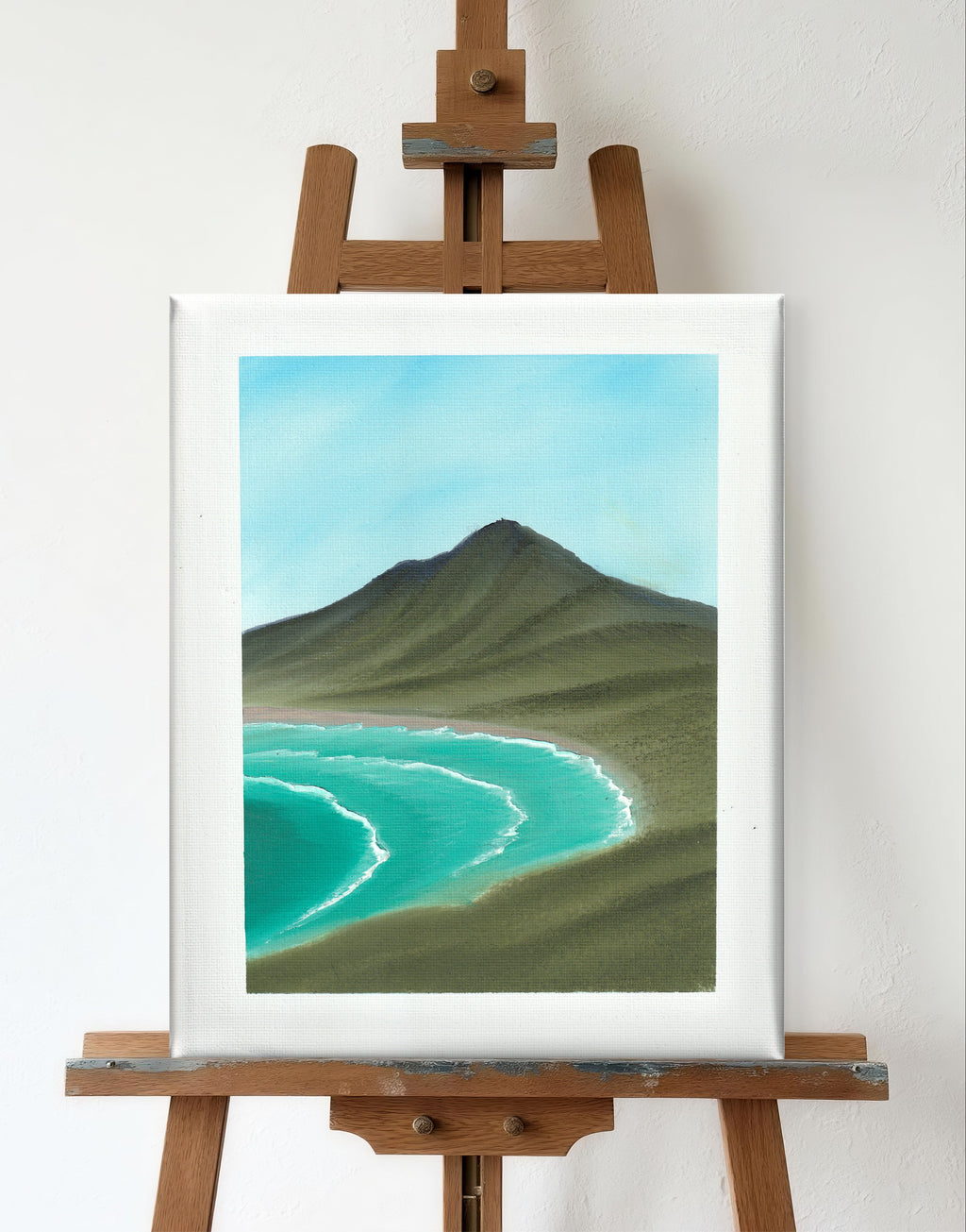 8x10 Canvas Painting: Hawaiian Hug