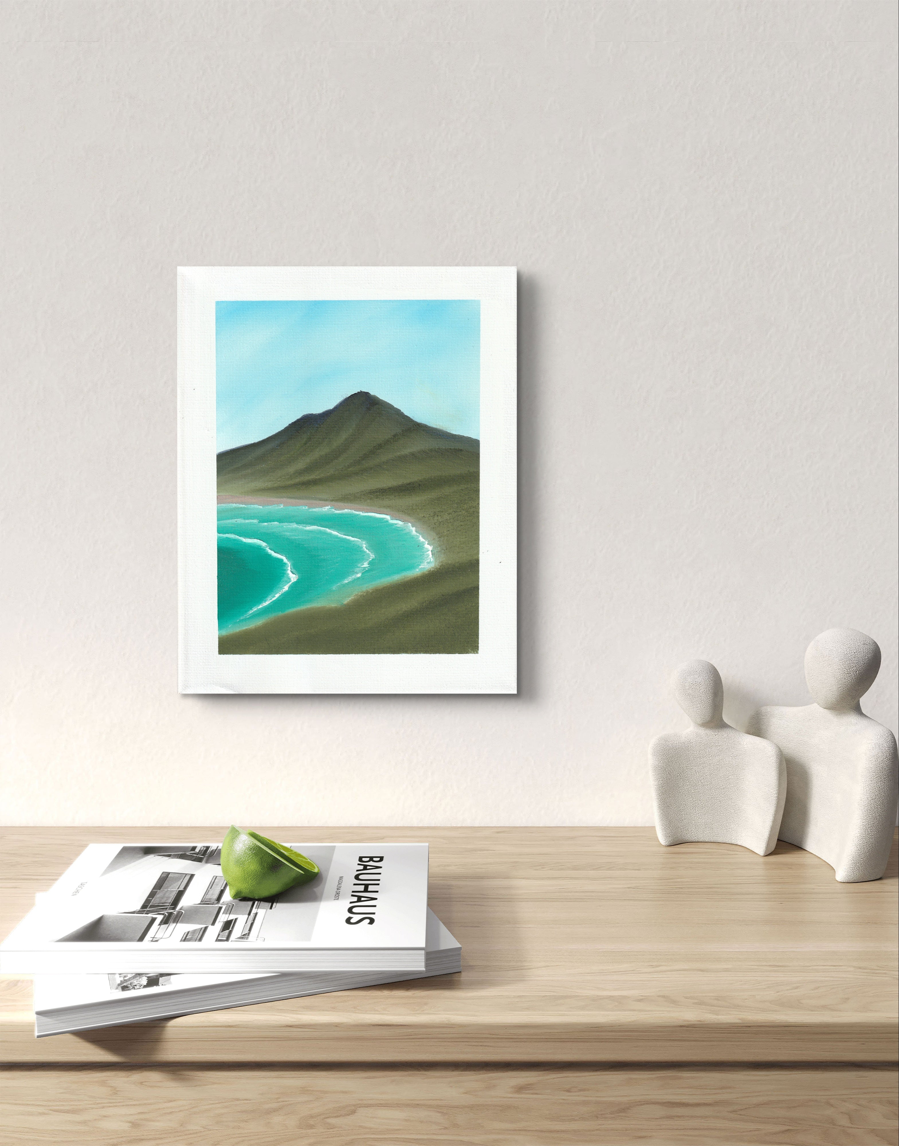 8x10 Canvas Painting: Hawaiian Hug